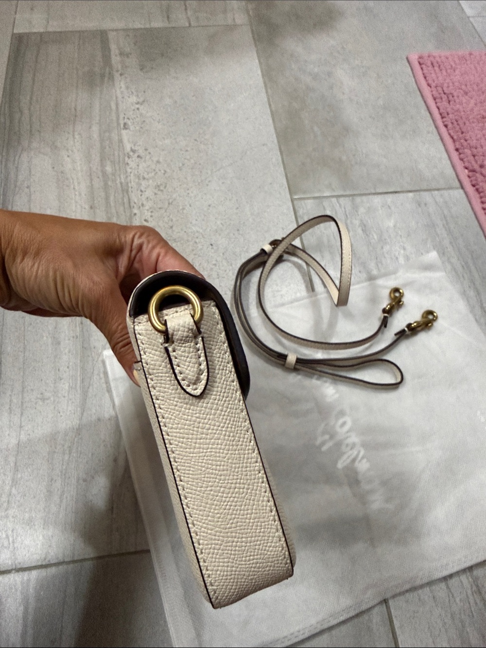 Coach chalk Crossbody Bag with Gold Hardware - Picture 9 of 9